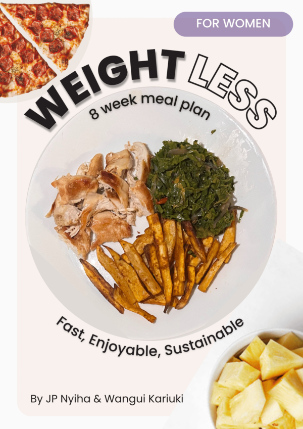 Front cover page of WeightLess Meal Plan - for women